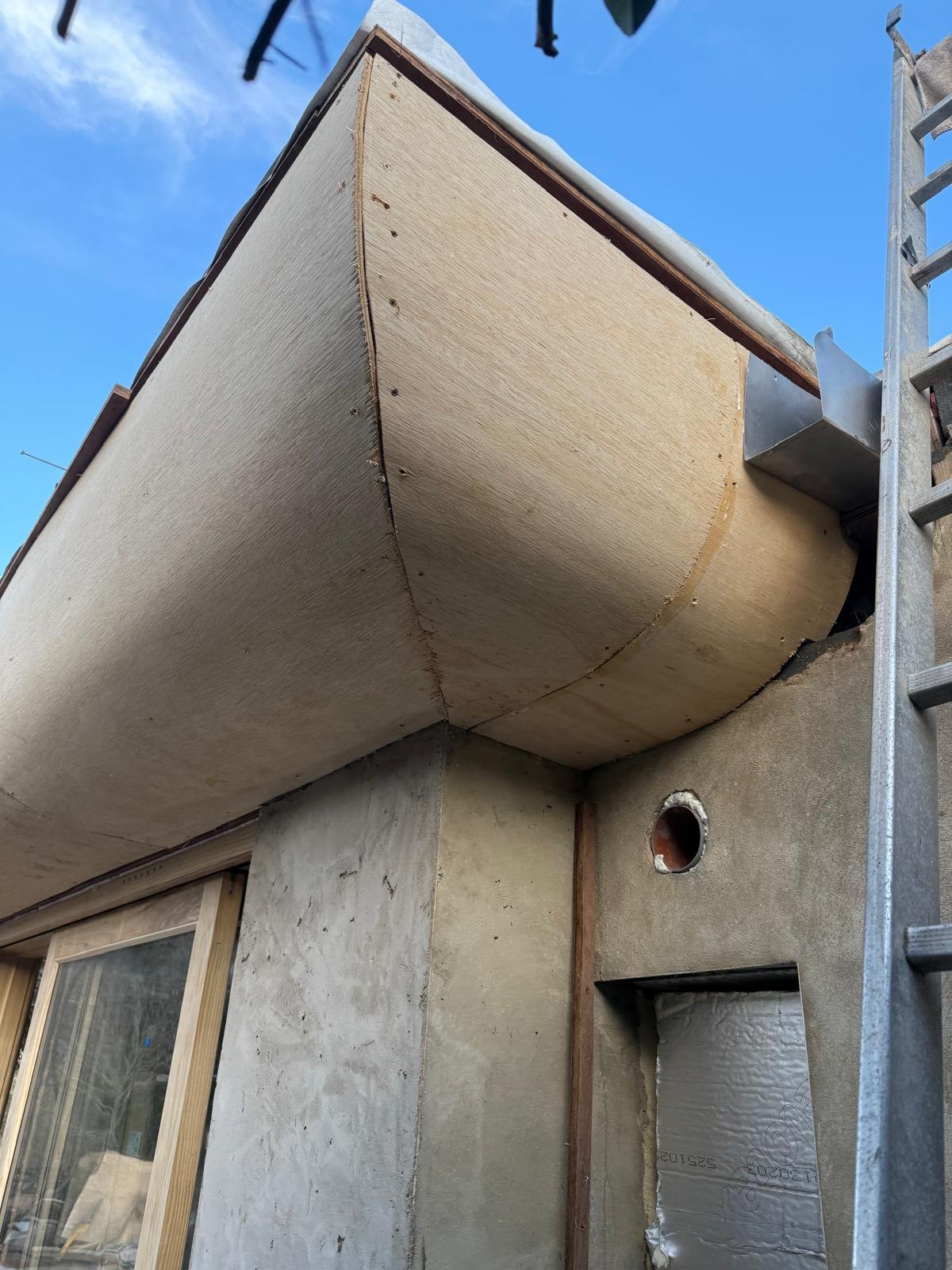 Rendered exterior detail